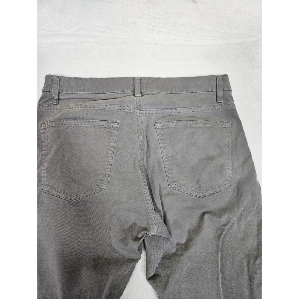 Flint and Tinder Slim Fit Chinos Pants Mens 32x33 Gray Casual Trousers - Picture 5 of 8